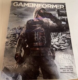 Game Informer Magazine March 2018 Issue 299 Metro Exodus Cover